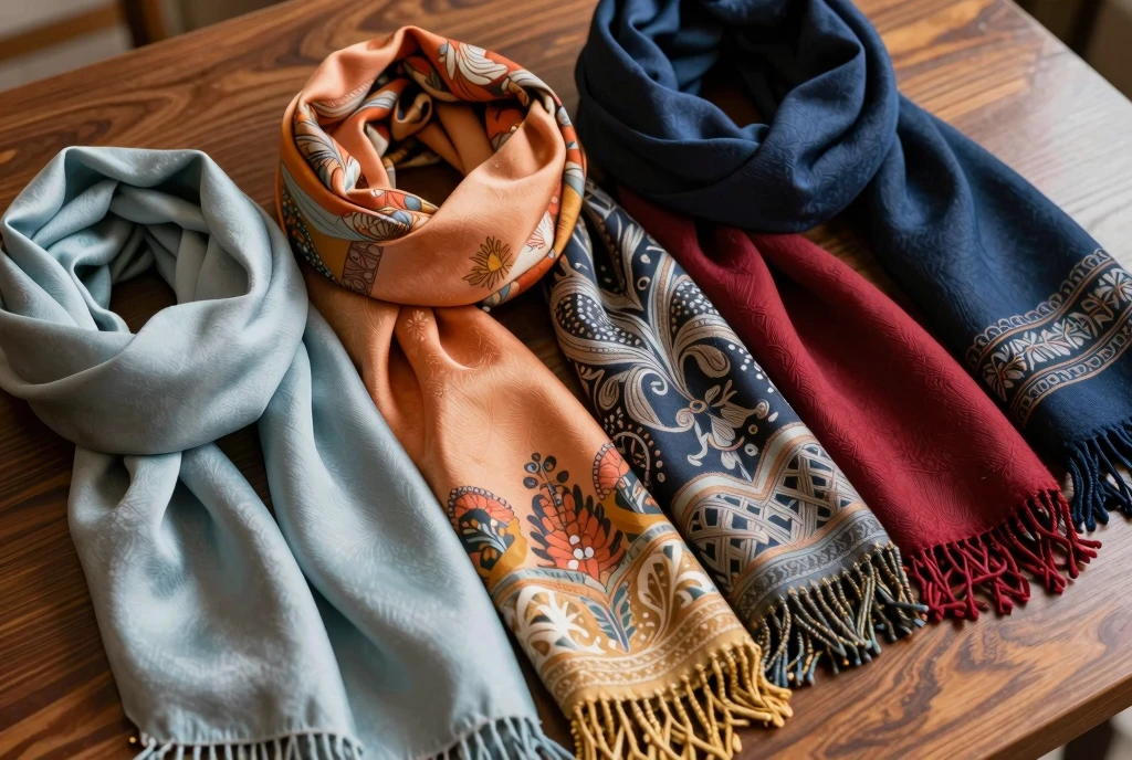 Luxury scarves collection